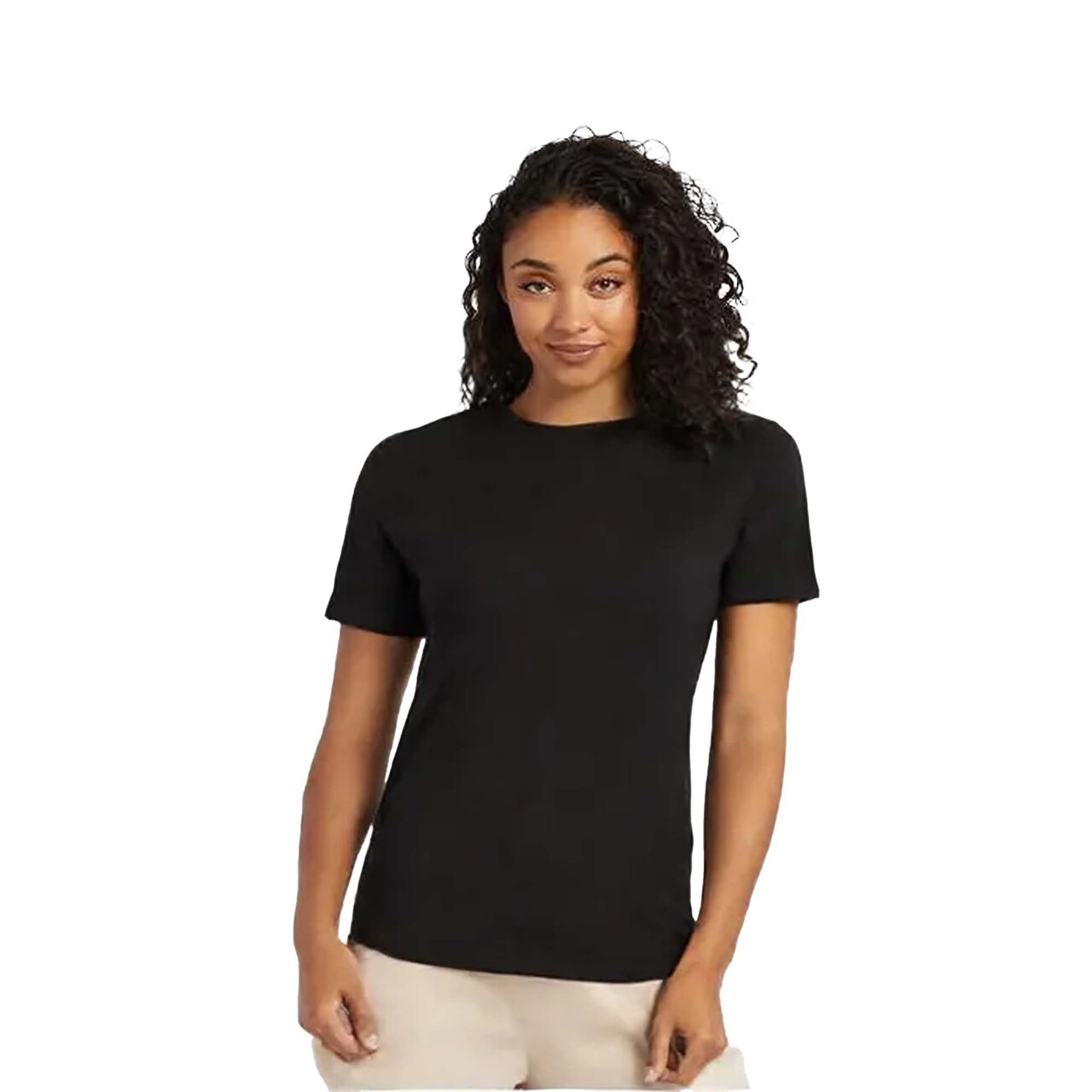 6 Pack : Hanes Perfect-T Unisex Cotton Modern Fit High Print Quality Everyday Casual Crewneck T-Shirt